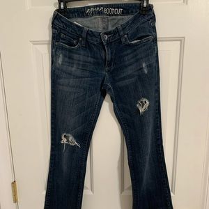 Bull Head,Laguna Bootcut, Size 3S, Blue Jeans